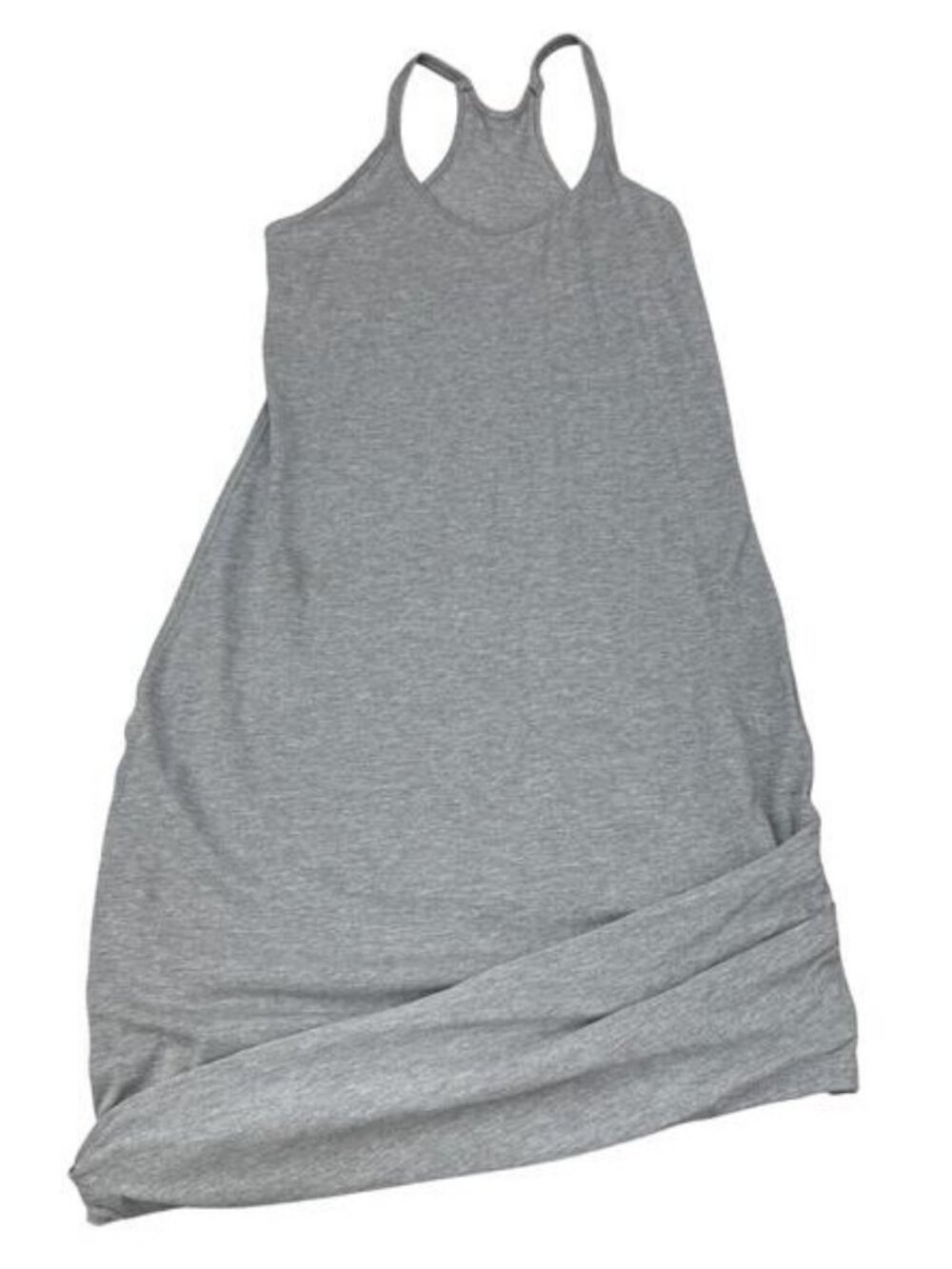 LULULEMON RARE Beach To Studio Vitasea Asymmetrical Hem Dress Size 4 Gray - Picture 2 of 4
